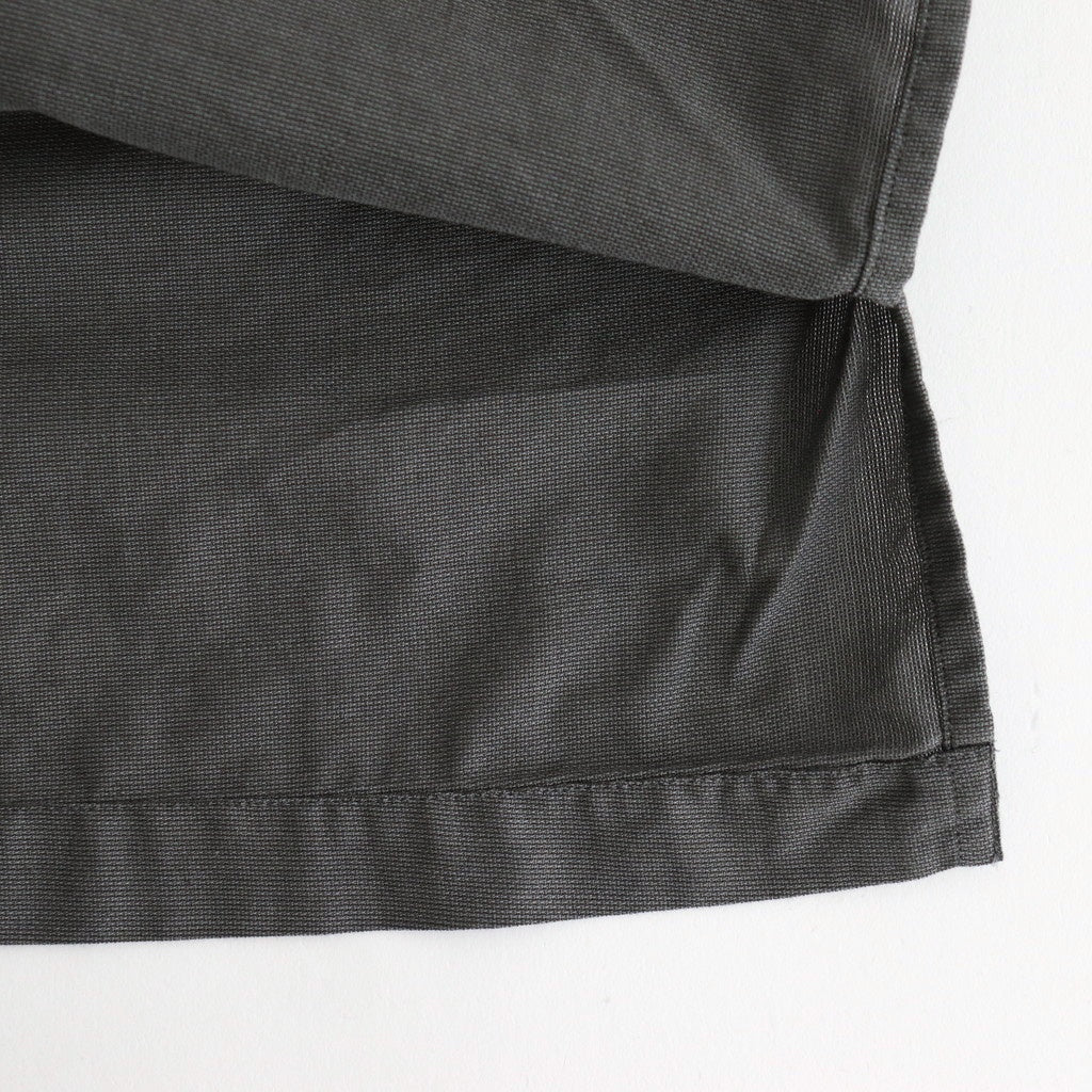 Open Collar Panama S/S Shirt #Gray [S25SG119]