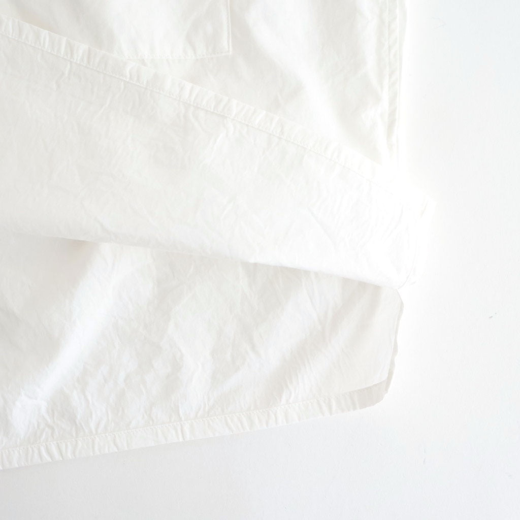 COTTON CUPRA HALF ZIP SH #030 WHITE [16861 50084]