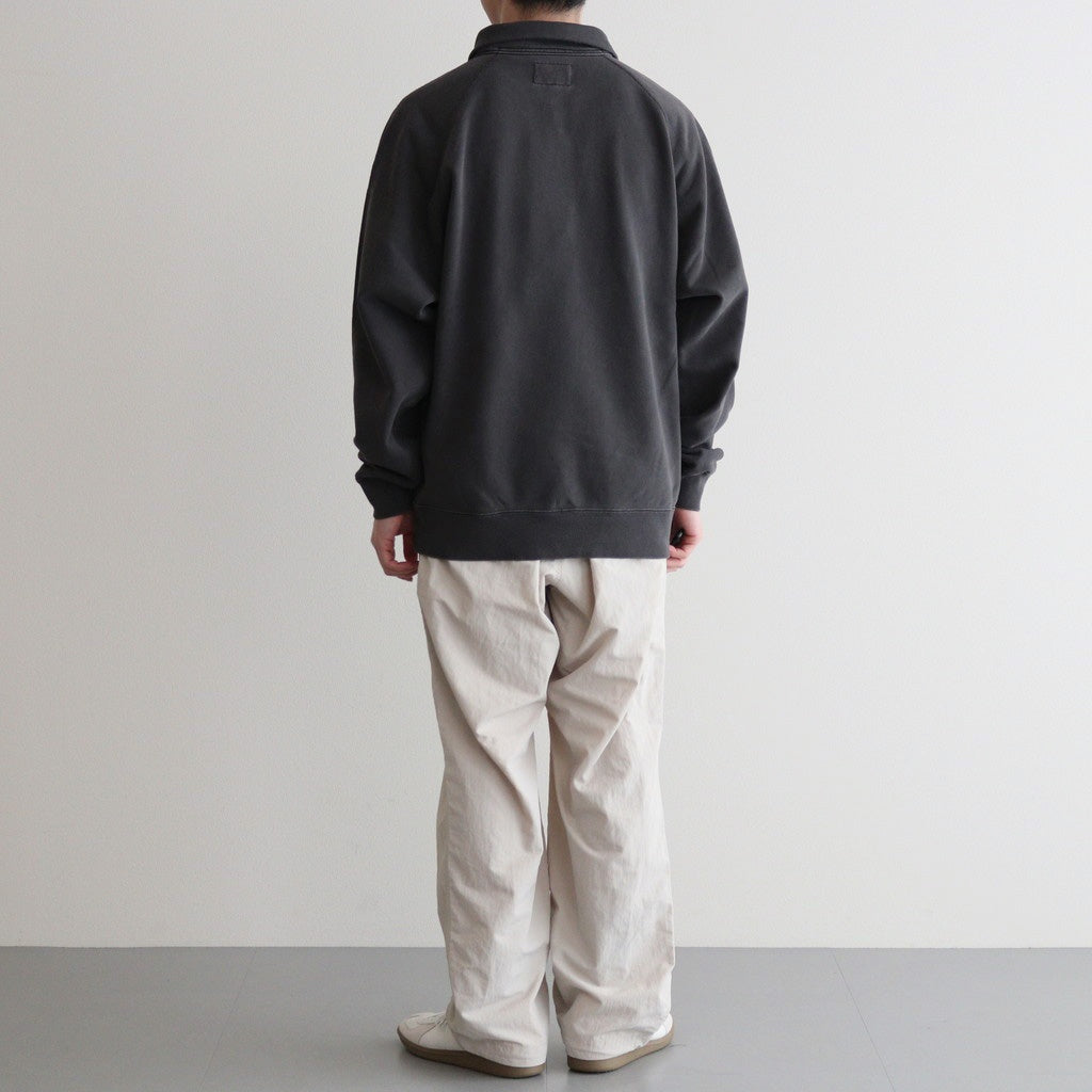 11oz Half Zip Sweatshirt #Charcoal [N25SH010] - Diffusion 三重県