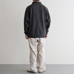 11oz Half Zip Sweatshirt #Charcoal [N25SH010]