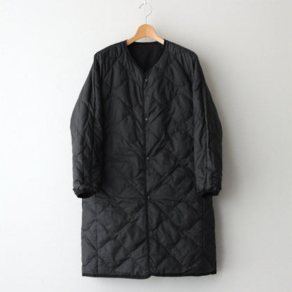 Reversible Down Coat #Charcoal [SUBF352]