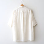 Silk-Co Voile Half-Sleeve Shirt #Ivory [BHS26S036SiCo]