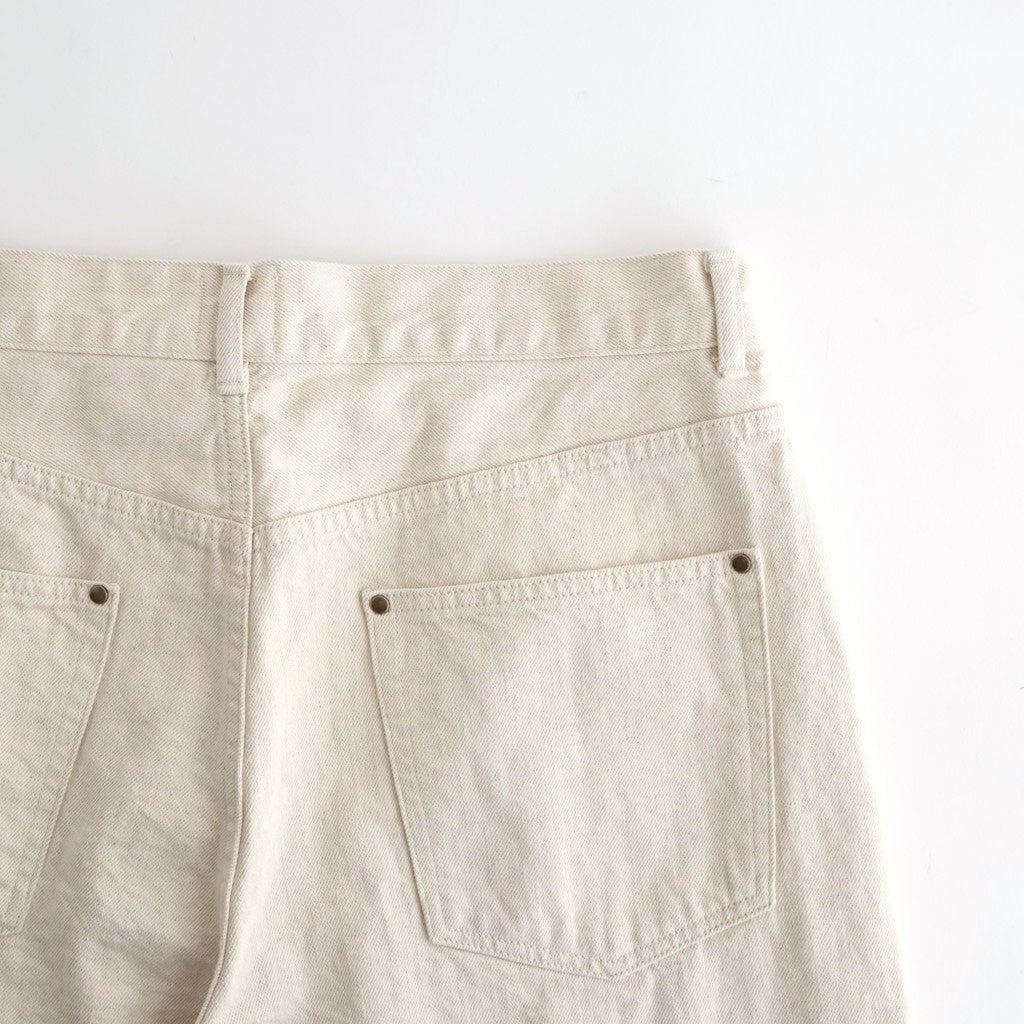 CO/HE PURE STRAIGHT DENIM #UN DYED [26S-BIS-PT05]