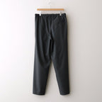 DOUBLE PLEATED EASY TROUSERS #CHARCOAL [A26A15PT02C]