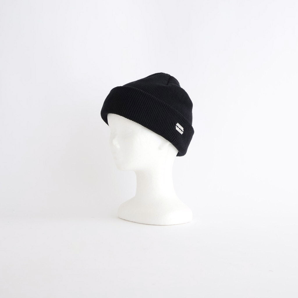 ACRYLIC COTTON WATCH CAP - HUNTER #BLACK [Y01024] – Diffusion