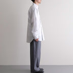 Cottton Silk Check Standard Shirt #White Check [NEP-SS2645]
