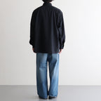 Garment Dyed Field Twill Shirt #Black [N26SG034]