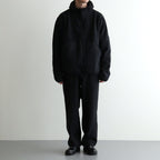 HOODED FLEECE JACKET #CHARCOAL [PMAU-CL03]