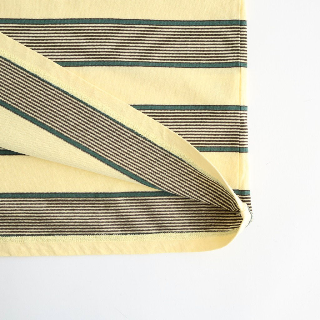 BORDER SS TOP #P.YELLOW x VIRIDIAN [PMAV-CS04]