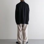 DOUBLE PLEATED EASY TROUSERS #TAUPE [A26A22PT02C]
