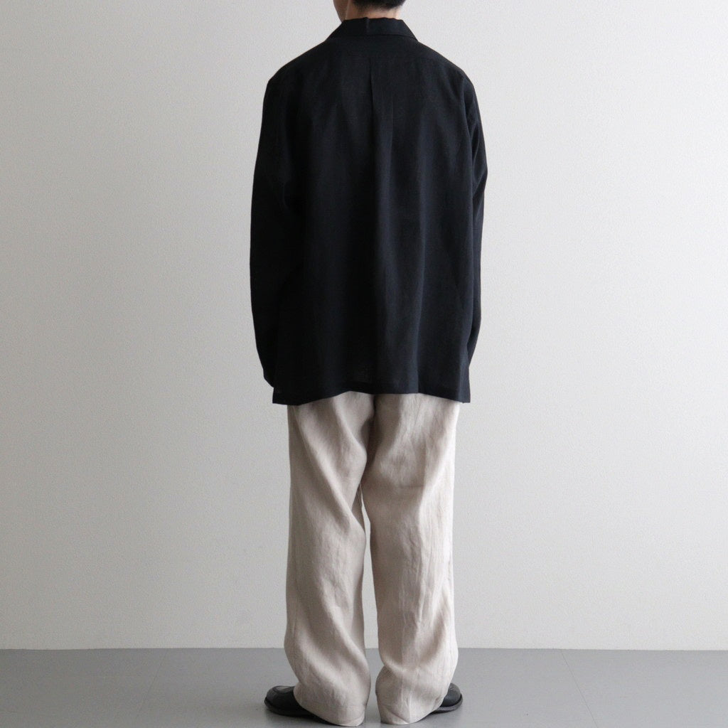 DOUBLE PLEATED EASY TROUSERS #TAUPE [A26A22PT02C]