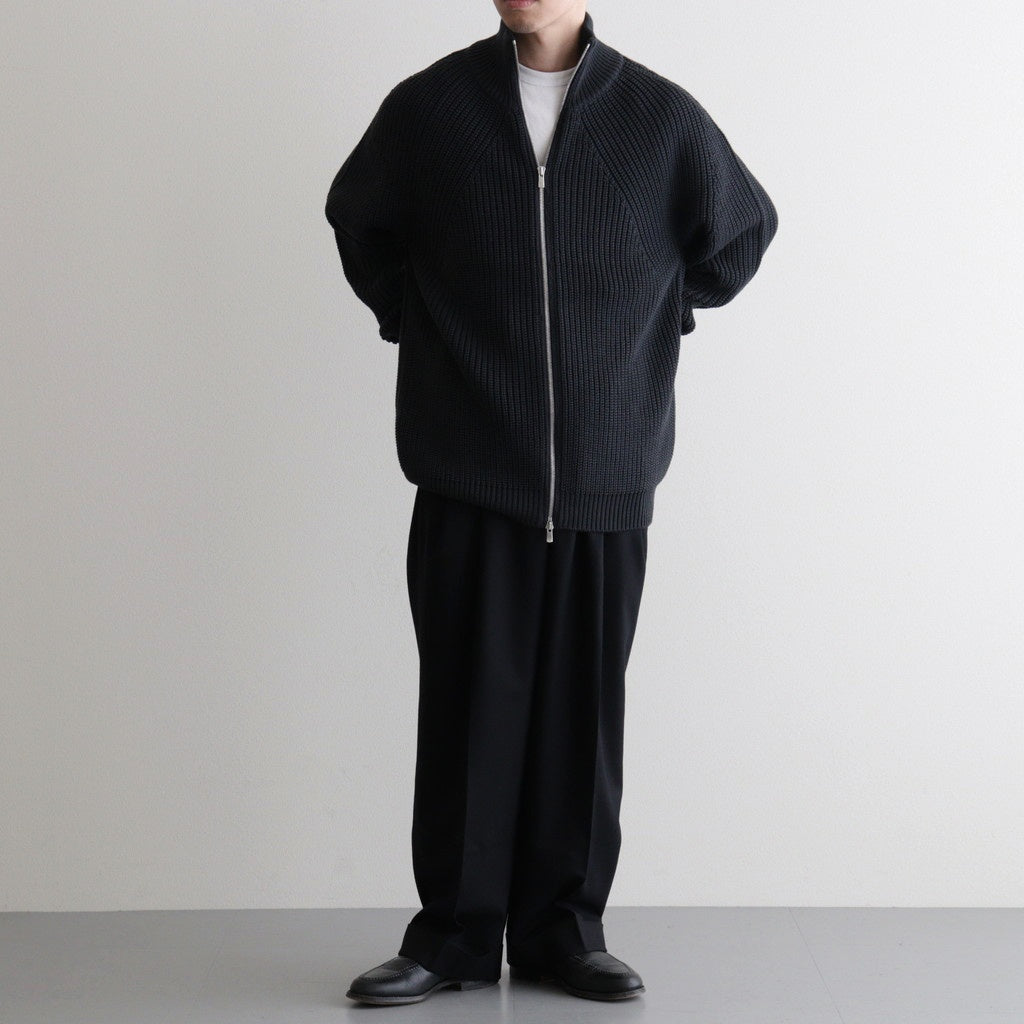 SIGNATURE DRIVERS KNIT #CHARCOAL BLUE [BN-25FM-040]