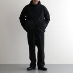 HOODED FLEECE JACKET #CHARCOAL [PMAU-CL03]