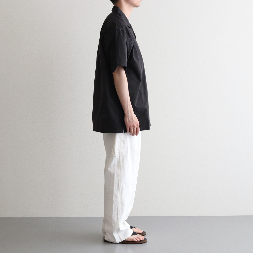 BACK GATHERING SS SHIRT #CHARCOAL [PMAT-SS04]