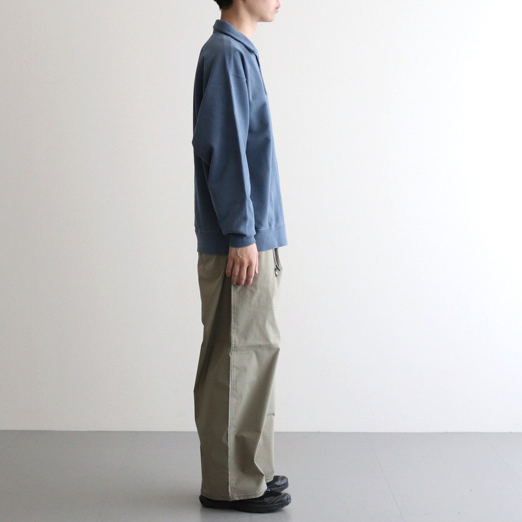11oz Half Zip Sweatshirt #Sax [N25SH010] - Diffusion 三重県四日市