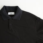 TWO BUTTON POLO L/S TEE #INK BLACK [M25A15CS01C]