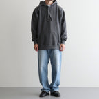 1984 PRINT PIGMENT HOODIE #CHARCOAL [DNA26T04]