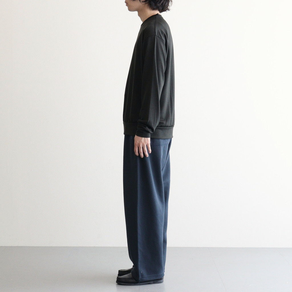 CREW NECK L/S TEE #DARK OLIVE [M26C15CS03C]