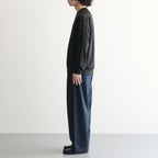 CREW NECK L/S TEE #DARK OLIVE [M26C15CS03C]