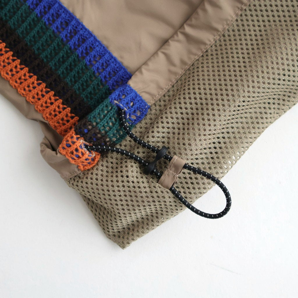 TRACK PANTS NYLON #BEIGE [DNSPC003]