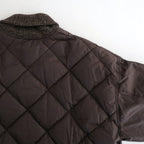 HIGH-COUNT SILK MITTEN PUFF JACKET #WHISKY [252OJ-JK13]