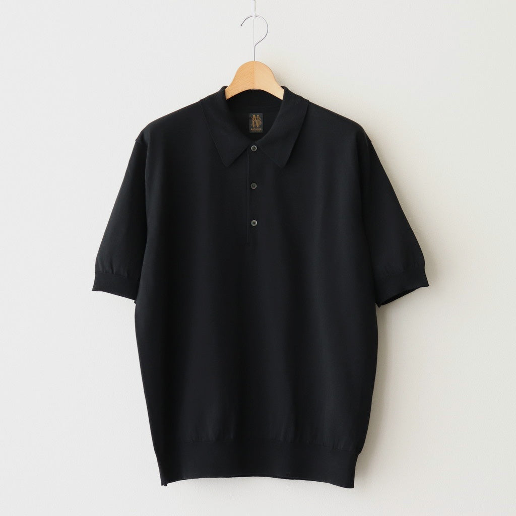THE SEAISLAND COTTON POLO S/S #BLACK [BN-25SM-057]