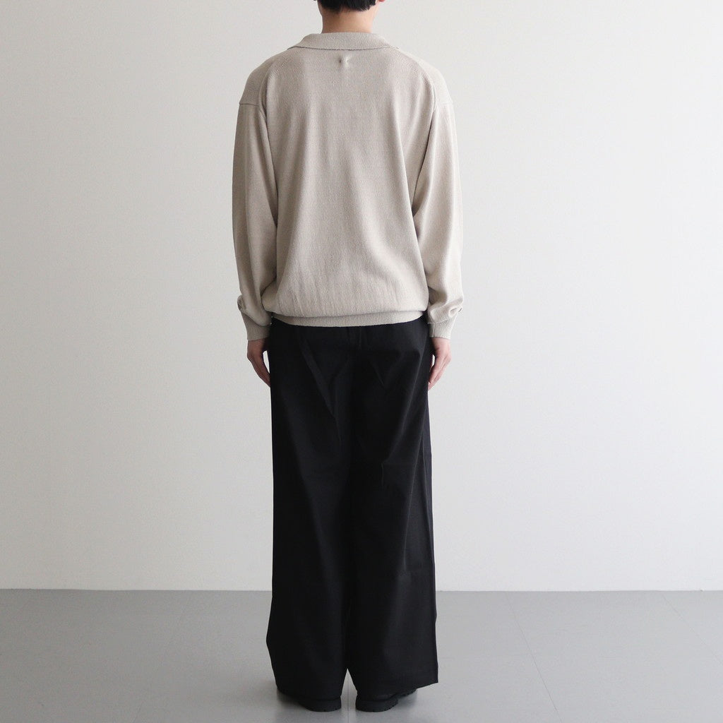 SILK POLO SKIPPER #IVORY [BN-25SM-037]