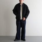 FADED VELVET SOUVENIR JACKET #GRAPHITE [242OJ-JK15]