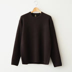 SOLID WOOL RIB CREW NECK #ROSEWOOD [BN-26FM-051]