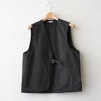 POPLIN CLOTH HUNTING VEST #FADED CHARCOAL [PMAV-VT01]