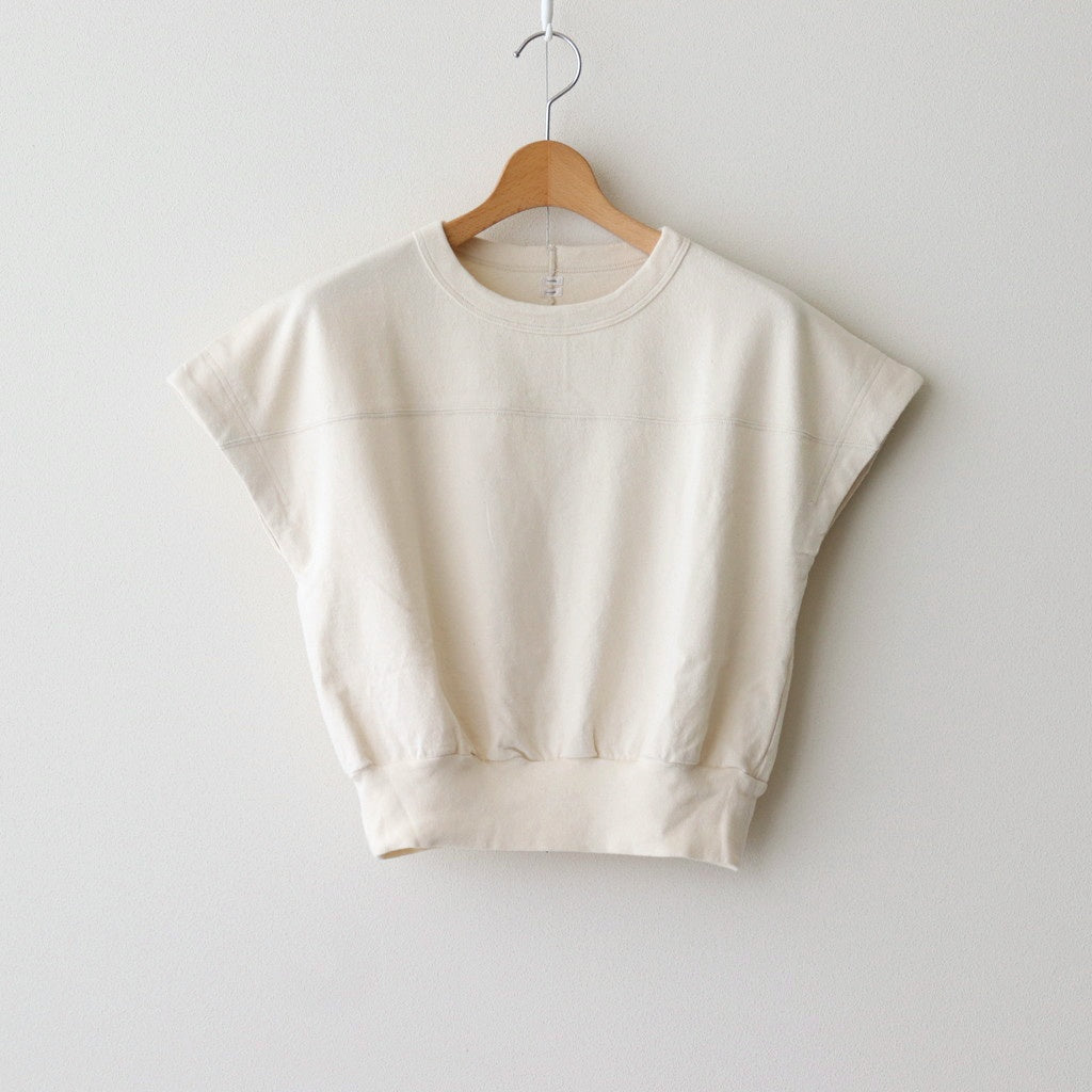 Co/Silk Nep Hem-Rib Football Sleeveless #Ivory [BHSW25S3]