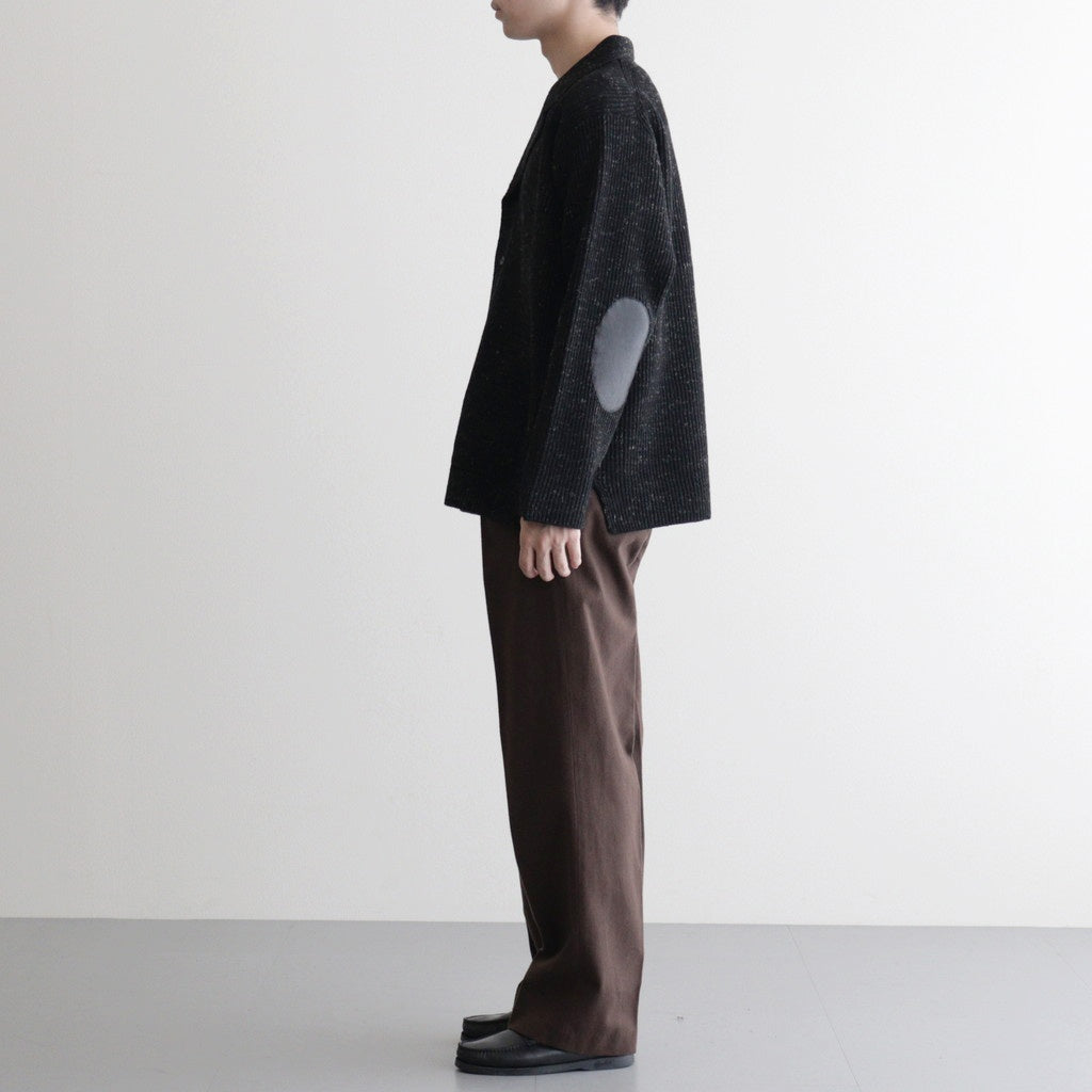 DOUBLE-PLEATED SMARTY TROUSER #WHISKY [252OJ-PT08]