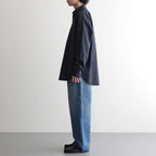 Cottton Silk Check Standard Shirt #Black Check [NEP-SS2645]