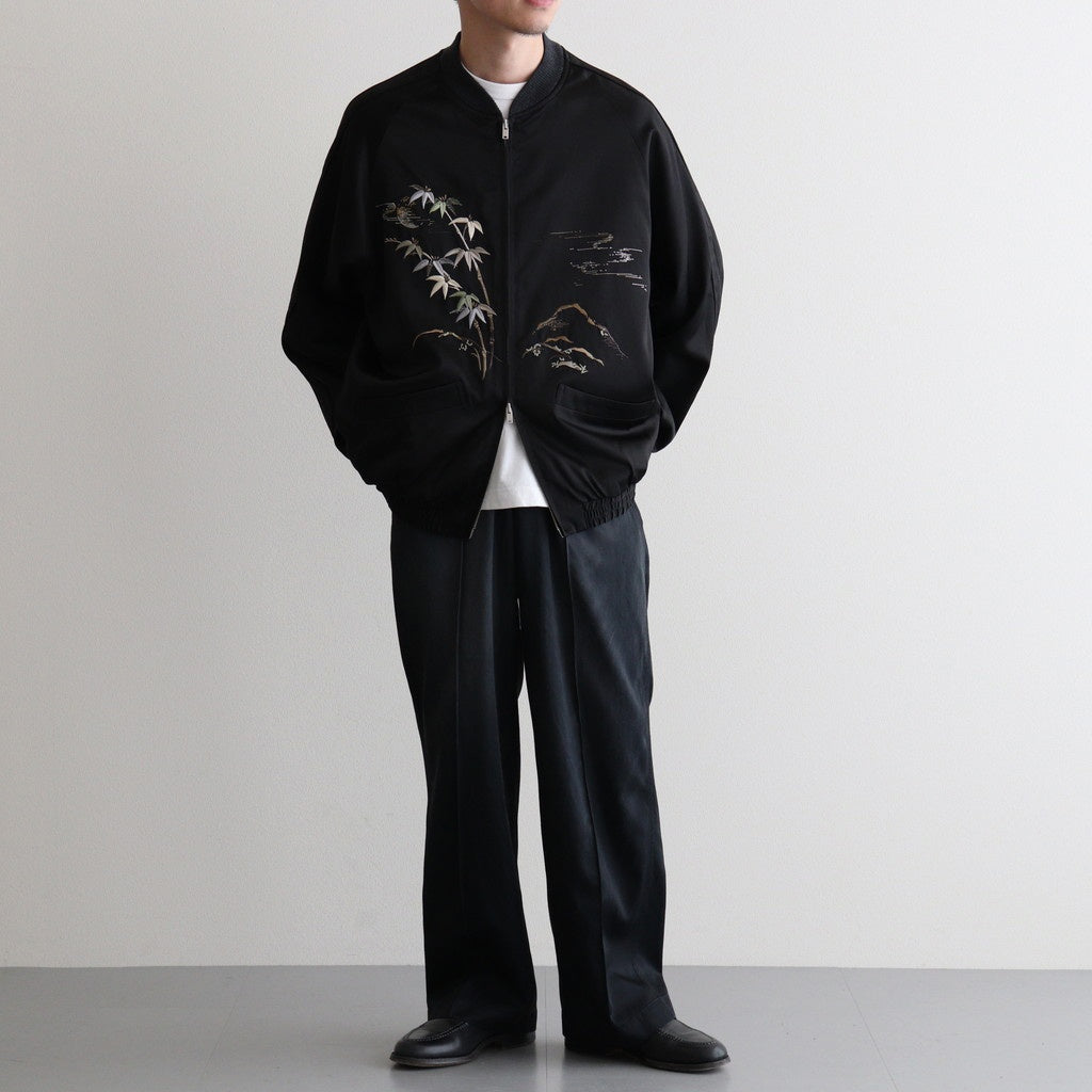 STUNNING RAYON SOUVENIR JACKET #ONYX [261OJ-JK25]