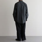 COCOON WIDE EASY PANTS #CHAMBRAY BLACK [M25A12PT01C]