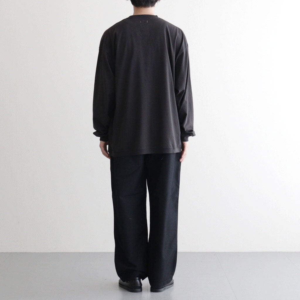 OOAL L/S Pocket Tee #Charcoal [S26ST015]