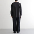 OOAL L/S Pocket Tee #Charcoal [S26ST015]