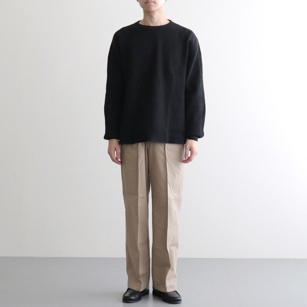 FRONT TUCK ARMY TROUSER #DUNE [252OJ-PT07]