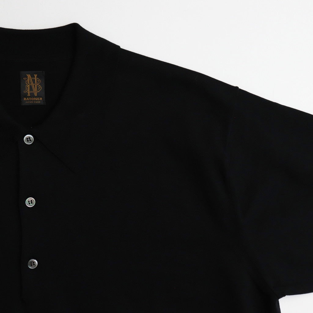 THE SEAISLAND COTTON POLO S/S #BLACK [BN-25SM-057]