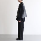 WORK VEST #BLACK [V-09-C-COW-4]