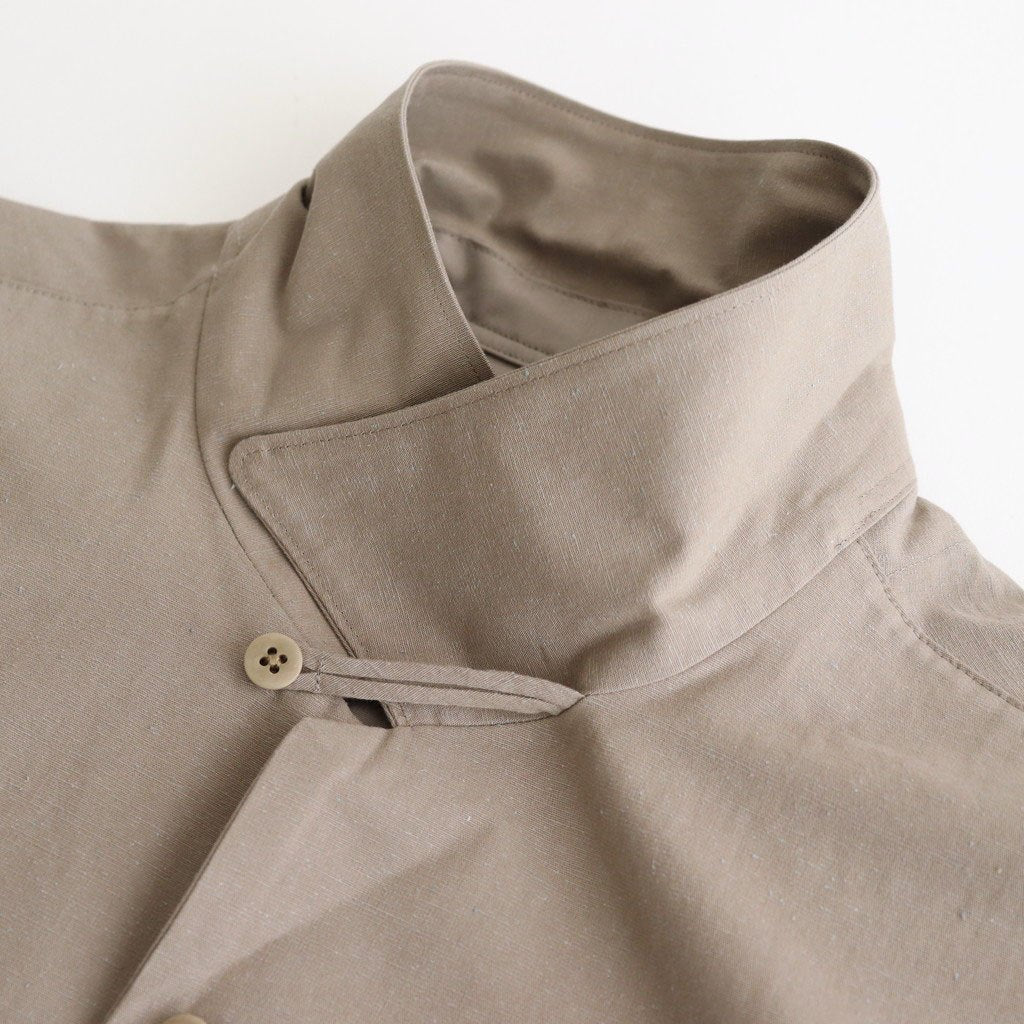 SILK NEP CLOTH SOUVENIR SHIRTS (Short-sleeve) #CELADON [251OJ-SH14]