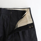 SOLIS COTTON TROUSERS - RIGID DENIM #INDIGO [HV501001]