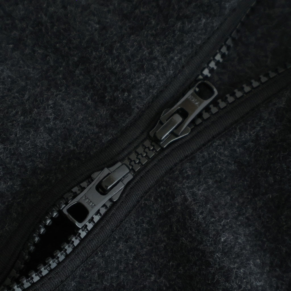 HOODED FLEECE JACKET #CHARCOAL [PMAU-CL03]