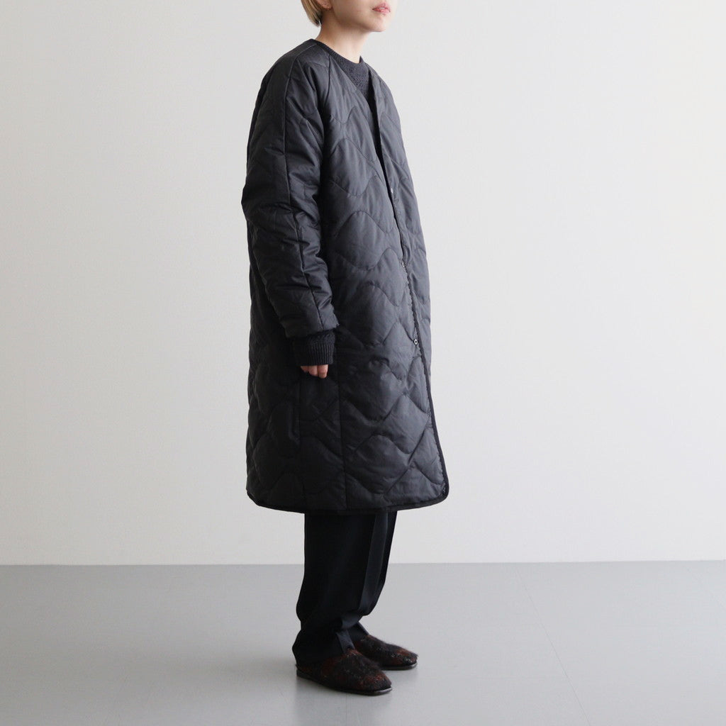 Reversible Down Coat #Charcoal [SUBF352]