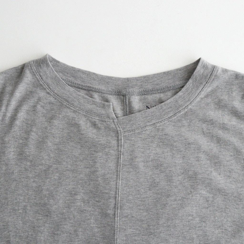 Giza Cotton Fraise Stitch Suleeveless #TOP Gray [NEP-SS2621]