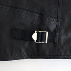 BAGGY RIDER JACKET #BLACK [SH-02-SW-COW-4]