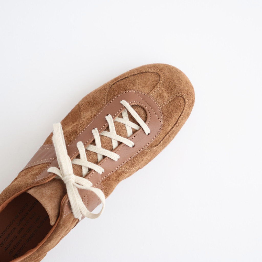 GERMAN MILITARY TRAINER #COGNAC SUEDE [1714S]