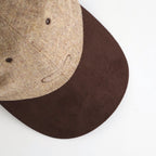 BRITISH TWEED WOOL CAP - FANBOY #COCOA [Y01019]