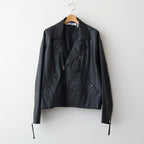 BAGGY RIDER JACKET #BLACK [SH-02-SW-COW-4]