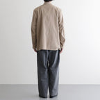 Silk/Cotton Nep Cardigan Jacket #Beige [BHS26S019]